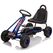 Kart cu pedale pentru copii G201 Kidscare, culoare albastru, frana de mana, pentru 3-6 ani, scaun reglabil