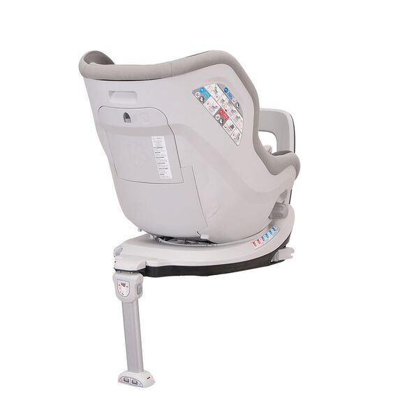 
Scaun auto MOKKA rotativ 360 grade cu ISOFIX 0-18 kg Gri Coletto
, 6 image