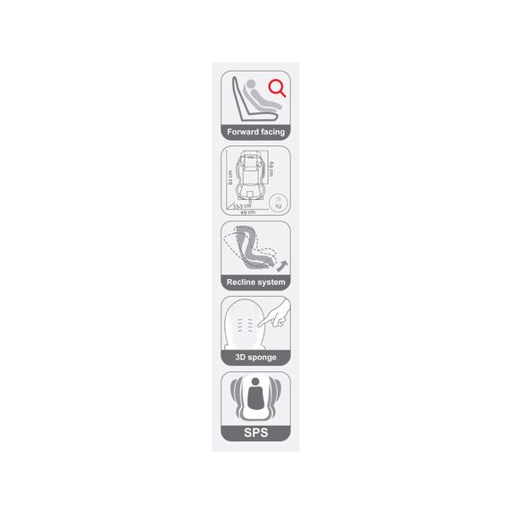 
Scaun auto Corto cu ISOFIX Bej Coletto
, 4 image