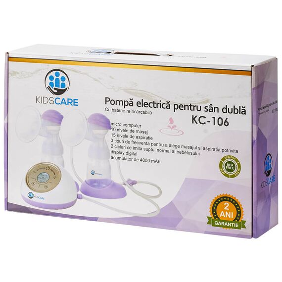 
Pompa de san electrica dubla Kidscare KC106
, 4 image