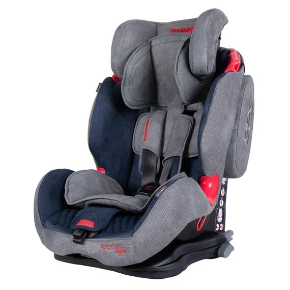
Scaun auto SPORTIVO cu ISOFIX Navy 9-36 Kg Coletto
, 3 image