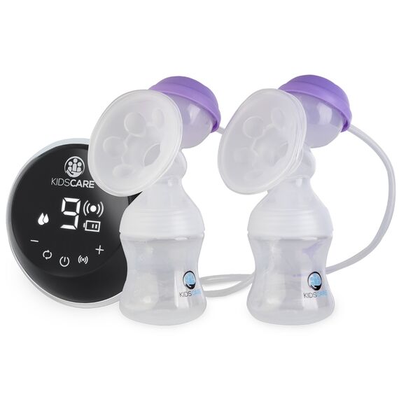 
Pompa de san electrica dubla cu acumulator, cu functie de masaj si 15 niveluri de aspiratie Kidscare KC134
