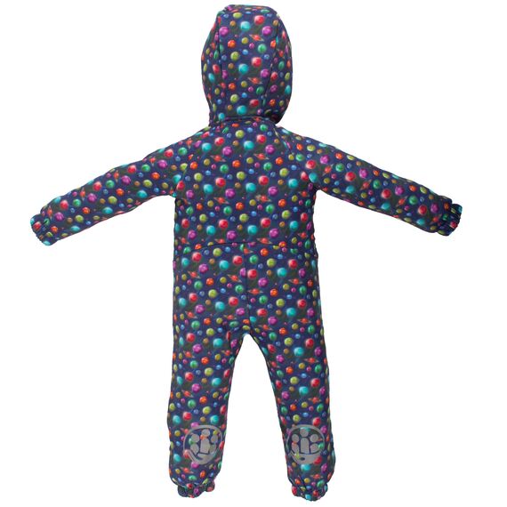 
Salopeta impermeabila pentru copii Kidscare, cu protectie la vant si apa cu imprimeu Planete - marime 104
, 5 image