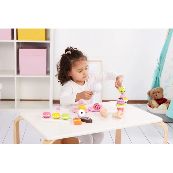 
Set de joaca 25 piese din lemn pentru inghetata Lelin L40105
, 5 image