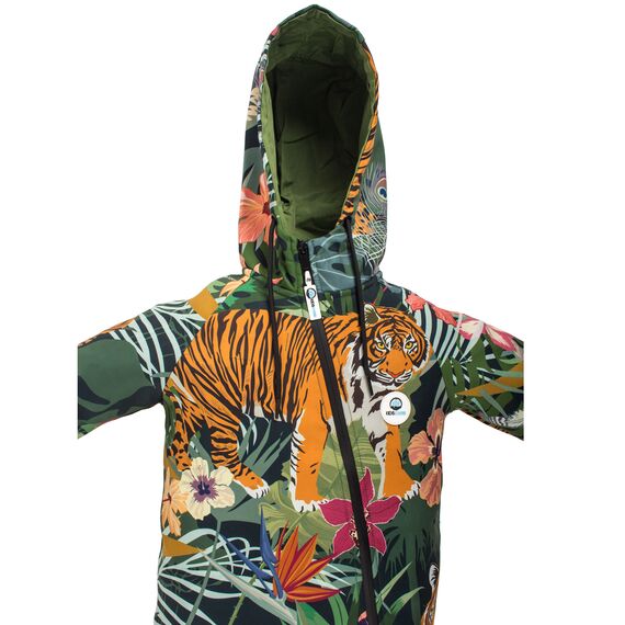 
Salopeta impermeabila pentru copii Kidscare, cu protectie la vant si apa cu imprimeu Jungla - marime 122
, 3 image