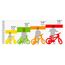 Bicicleta pentru copii model 108 Sport DB-108L-0509 Dino Bikes, 10 inch, culoare alb cu roz, 2 image