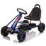 Kart cu pedale pentru copii G201 Kidscare, culoare albastru, frana de mana, pentru 3-6 ani, scaun reglabil