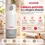 Incalzitor portabil apa si lapte pentru bebelusi Mamimo, termos electric 500 ml, baterie 10.400 mAh, temperatura reglabila 37–55°C si 100°C, incalzire rapida, mentinere temperatura, dezinfectare, afisaj LED, inox 316L, alb/gri, 4 image